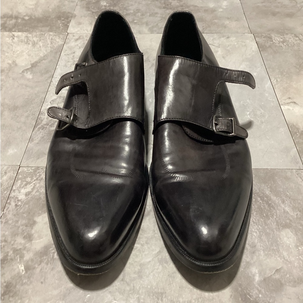 Black Monk Dress Shoes